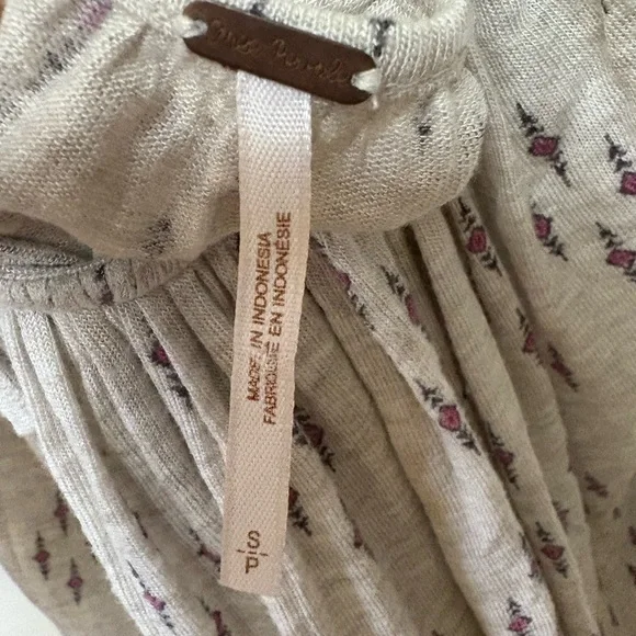 Free People Hummingbird Shirt Size Small - Picture 5 of 10